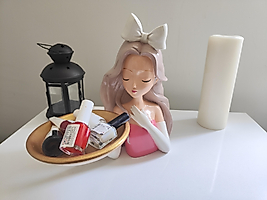 El Emeği Fiyonklu Kız Sunumluk & Organizer(27 cm)