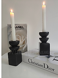 İSKANDİNAV ÜÇ KATLI  ŞAMDAN & 2'li SET