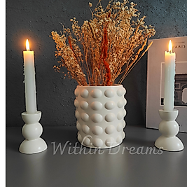 Bubbles Vazo & Şamdan Takımı