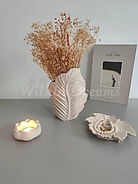 Yaprak &Lotus Set&Bej