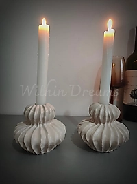 Nordic Dalgalar 2'li Şamdan Seti